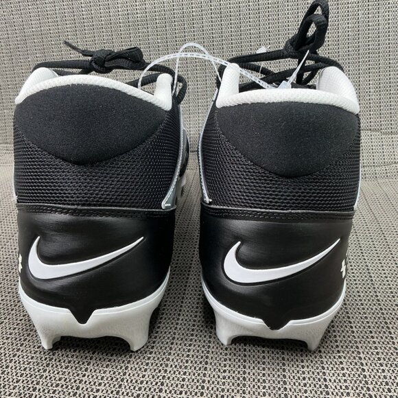 Nike Alpha Menace 4 Pro Agility X Power Mens Size 16 Black/White Football Cleats main image 9